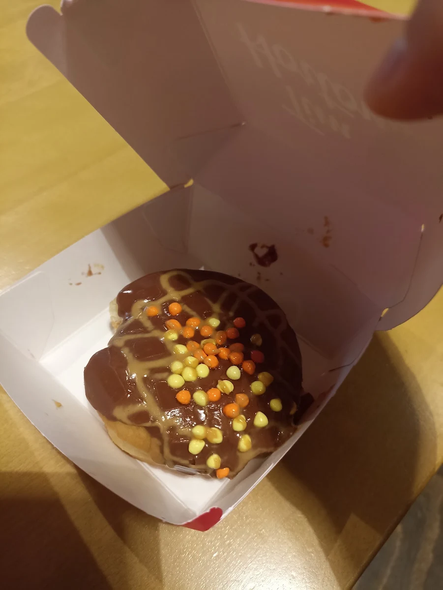 Chocolate Creme Brulee Filled Timbit, Tim Hortons