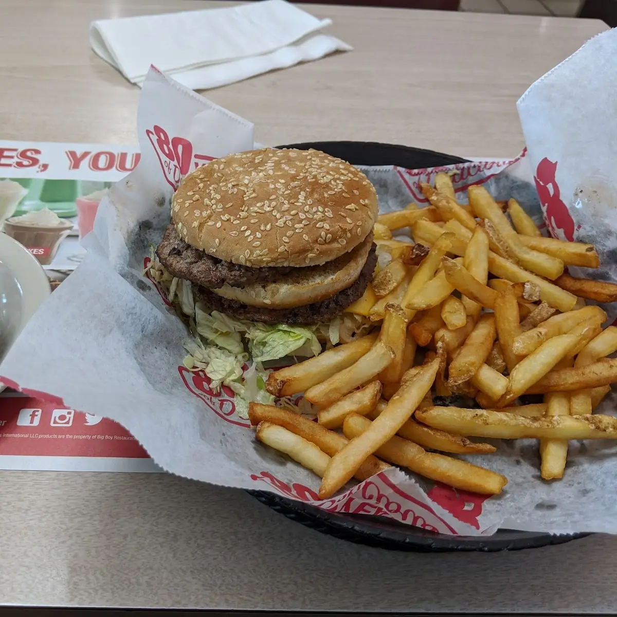Big Boy Burger Combo