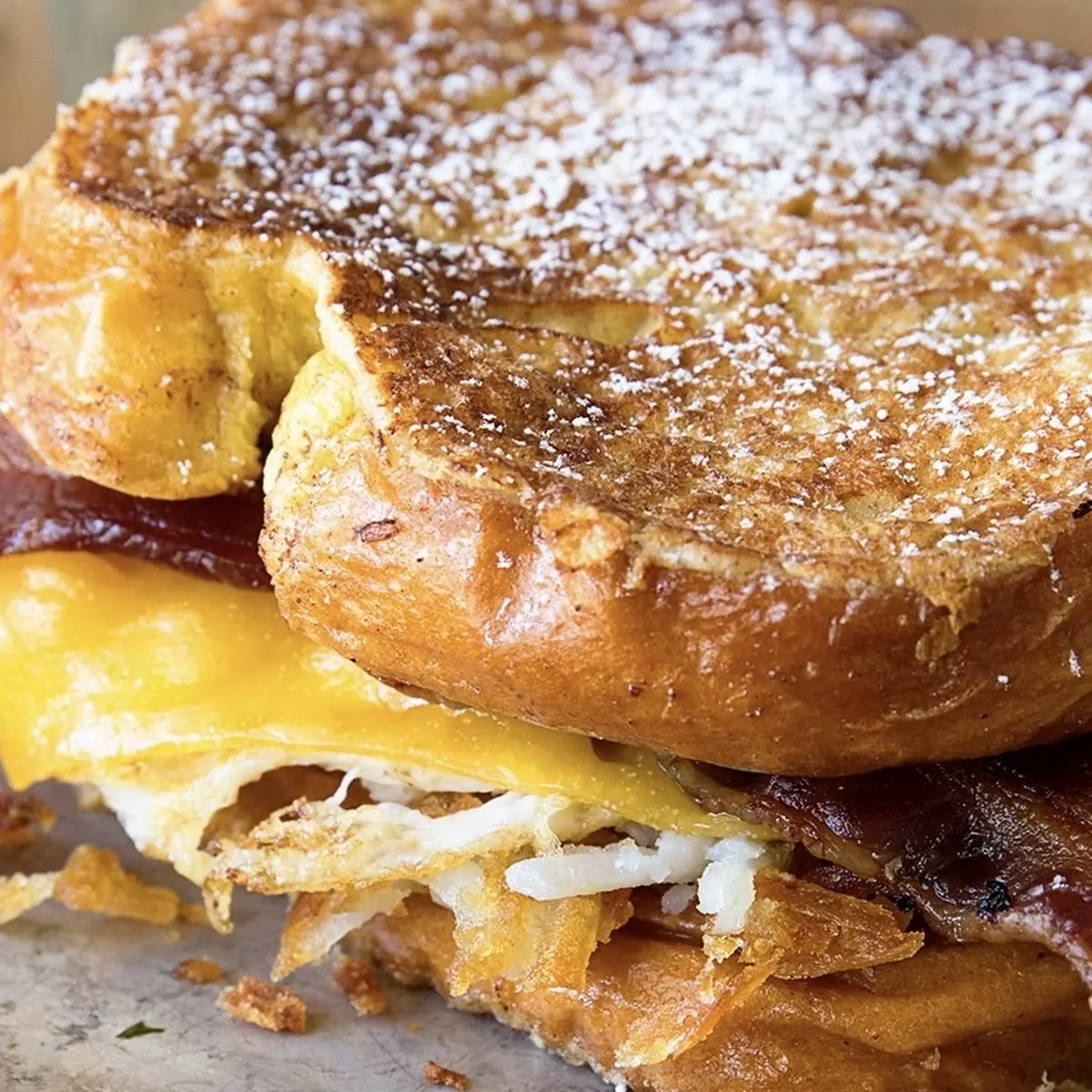 French Toast Breakfast Sandwich