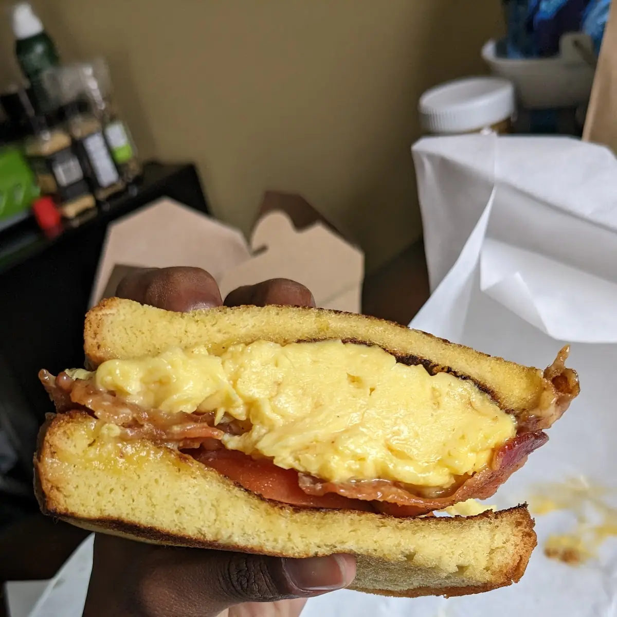 Q’S Special Breakfast Sandwich