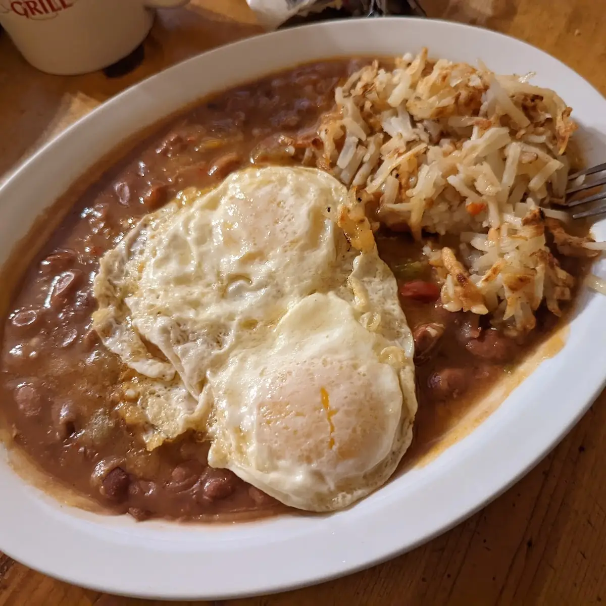 Huevos Rancheros with Green Chile