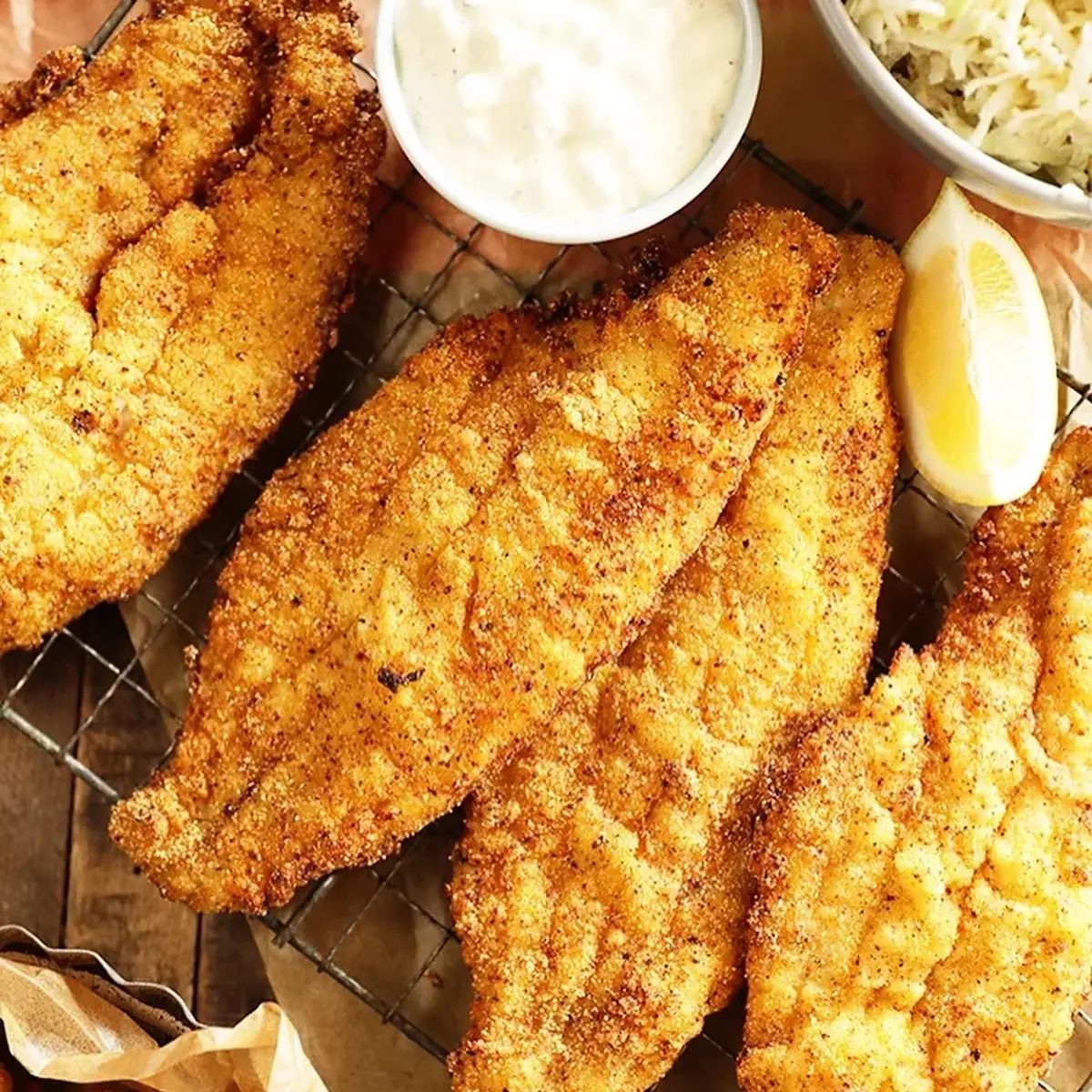 Fried Whiting No Sides