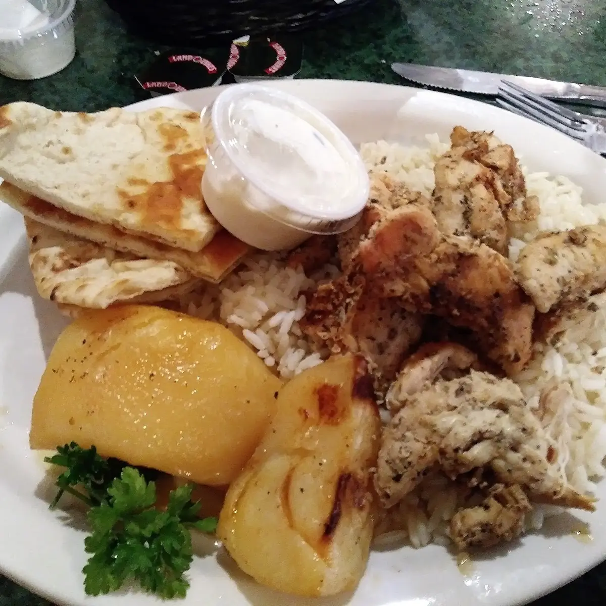 Pita Bread & Tzatziki Sauce