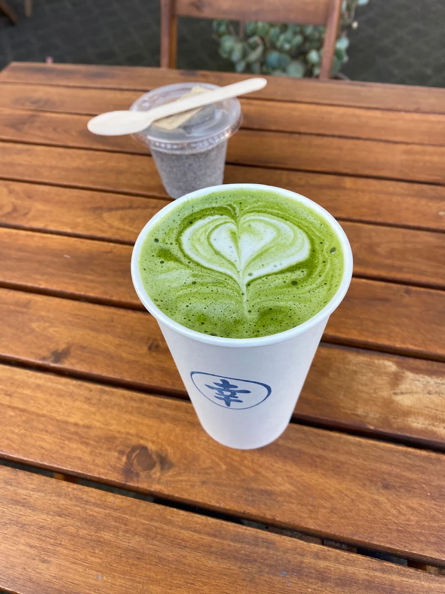 Matcha Latte with Oat Milk