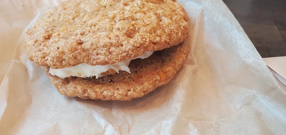 Carrot Cake Sandwich Cookie