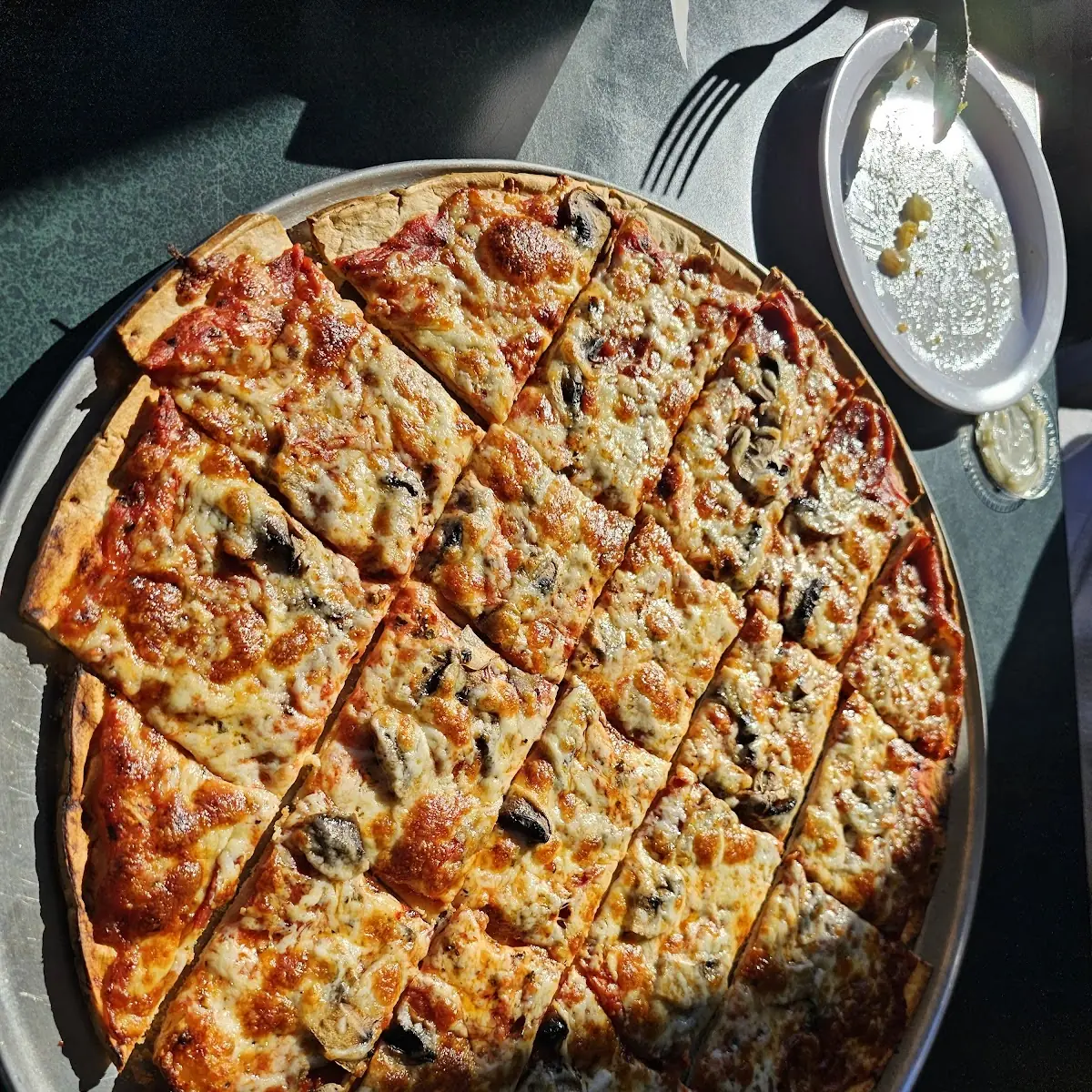 Pepperoni and Mushroom Pizza