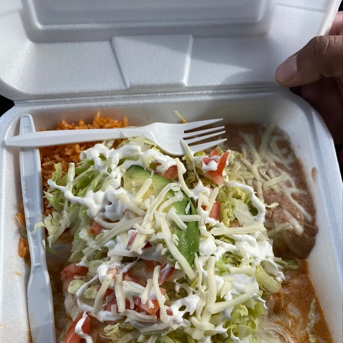 Steak with Rice & Beans