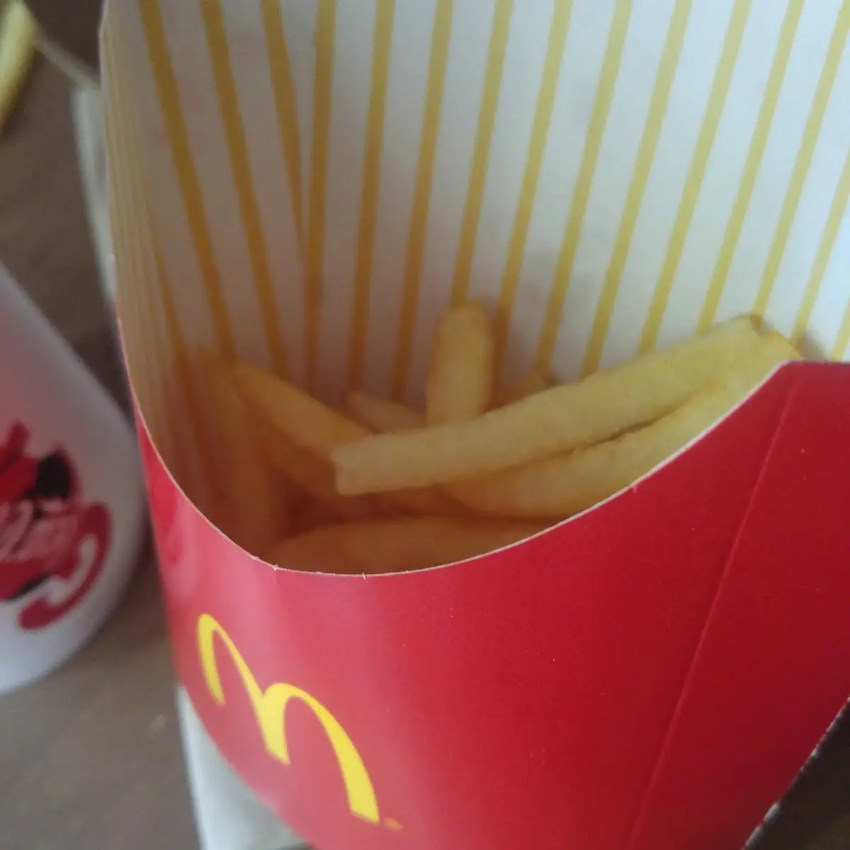 Half Filled Medium Fry Order Next Time Maybe I Will Receive a Full Order