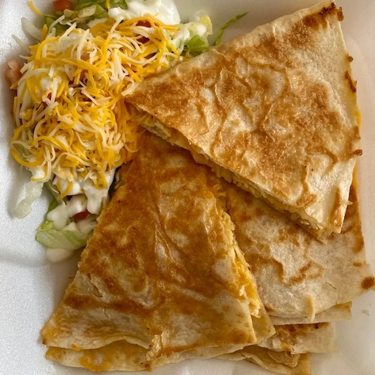 Mini Quesadilla Combo (Choose one side, Rice, Fries or Beans)