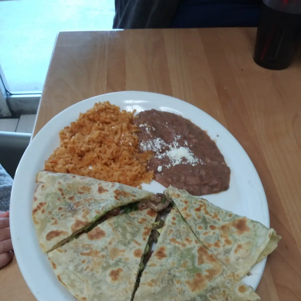 Carne Asada Quesadilla Plate
