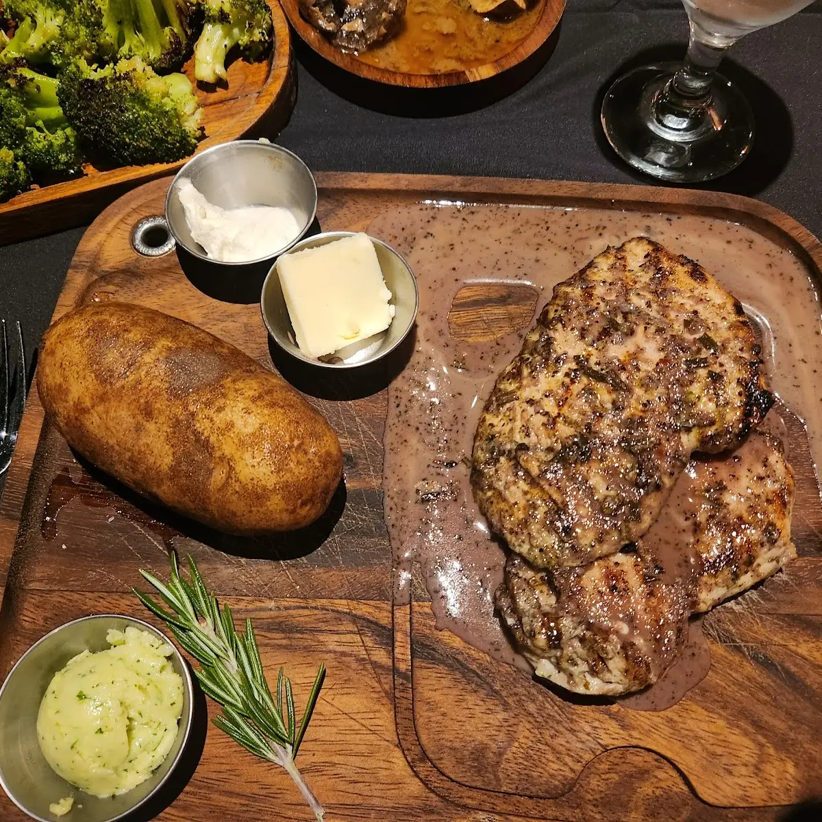 Ribeye and Baked Potato
