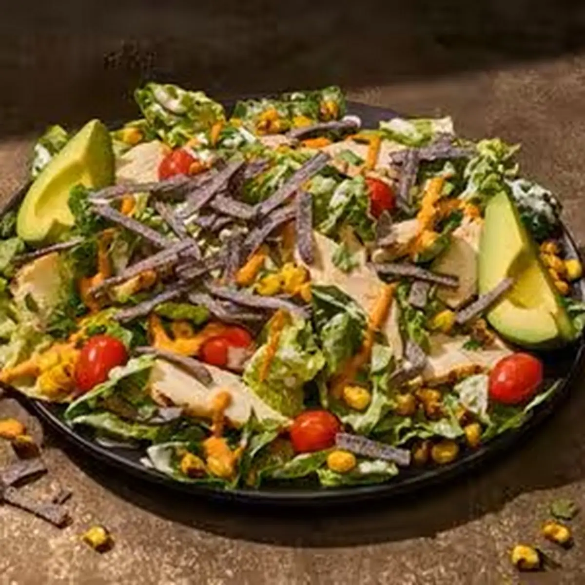 Southwest Chile Lime Ranch Salad with Chicken