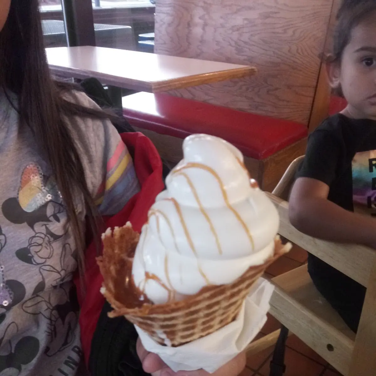 Caramel Waffle Cone