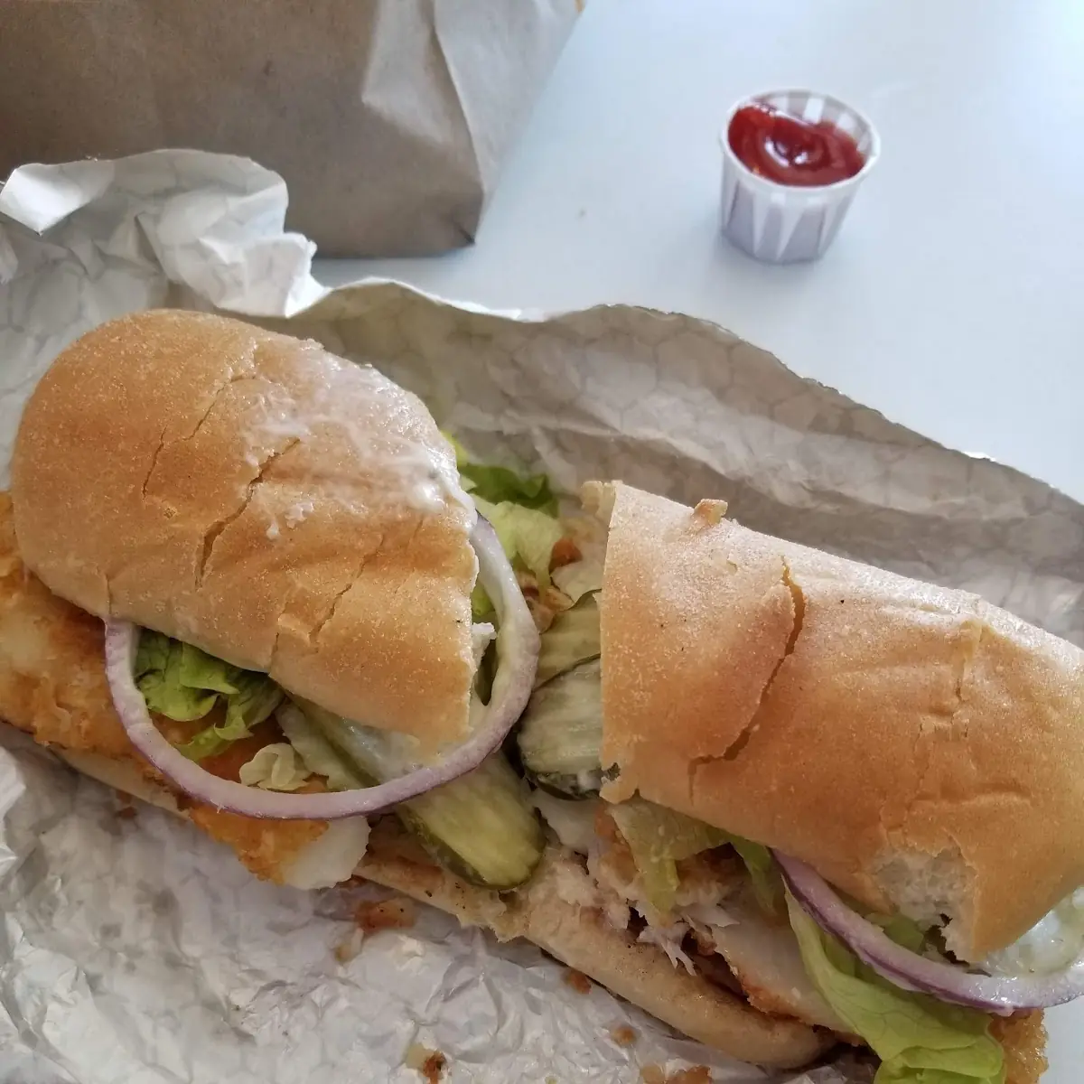 Premium Icelandic Cod Fish Sandwich