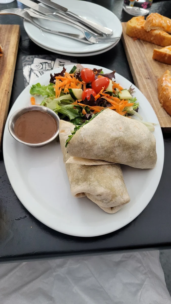 Veggie Wrap, 2 Rivers Smokehouse