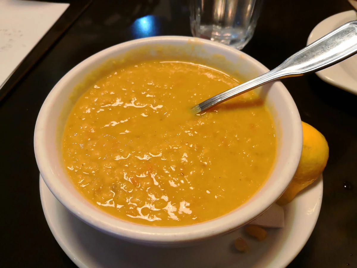 Lentil Soup, Mashu Mashu Mediterranean Grill