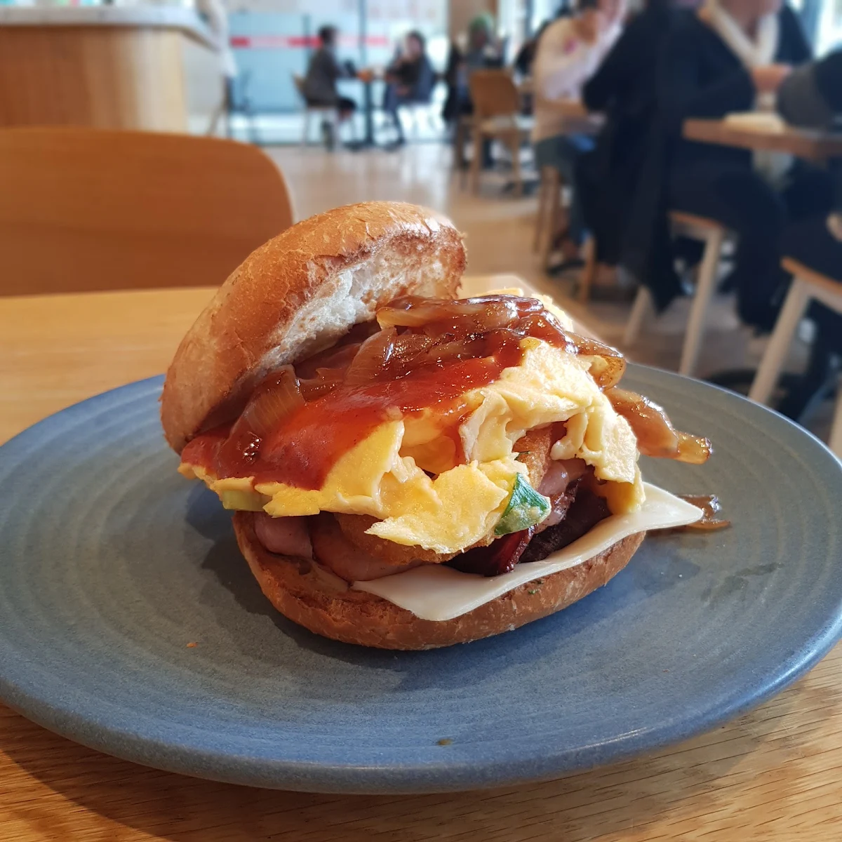 Gourmet Breakfast Burger, Caffe Cherry Beans Bonnyrigg