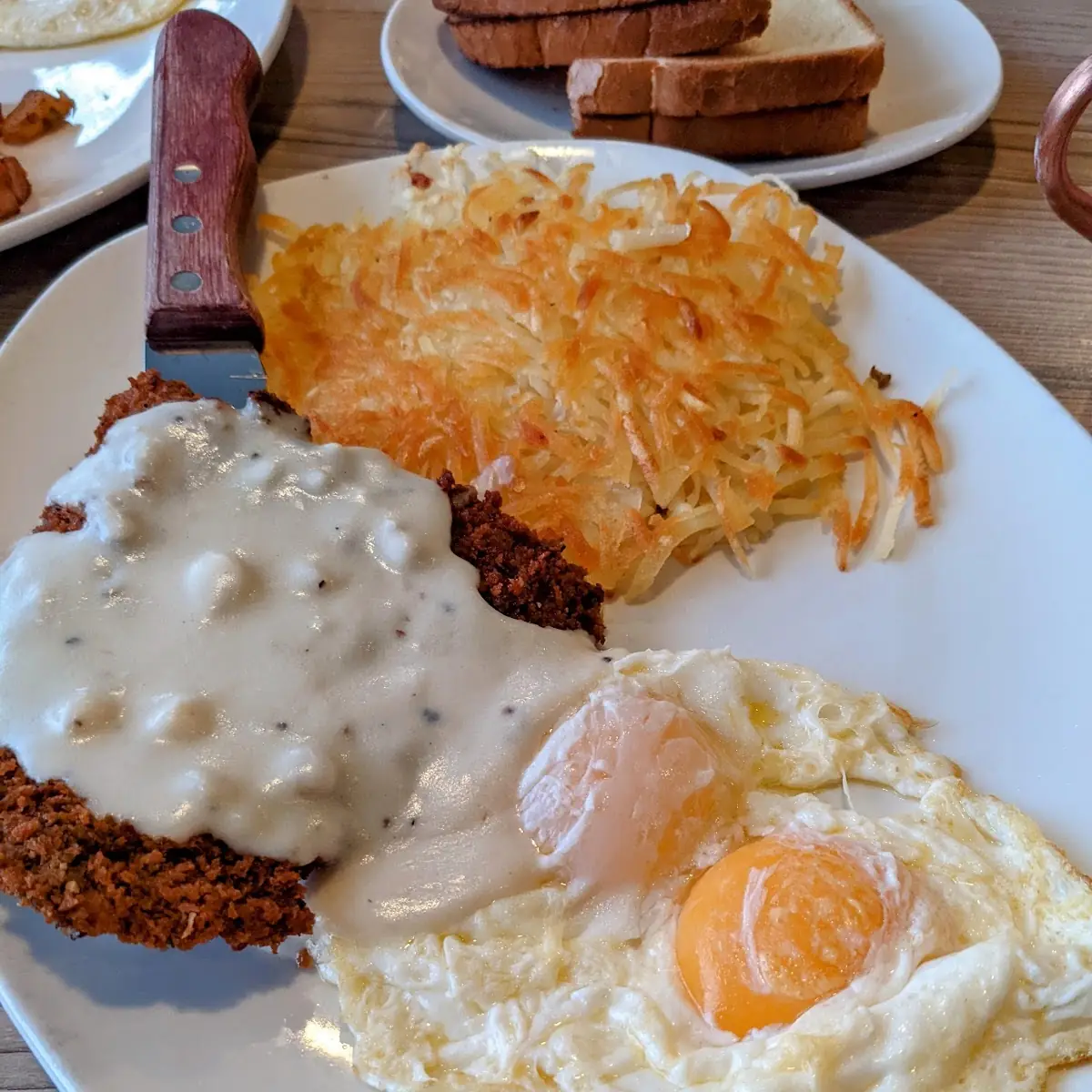 Country Fried Steak & Eggs