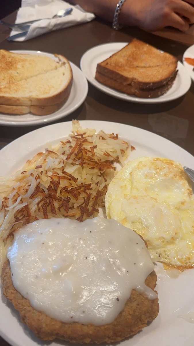 Country Fried Steak and Eggs