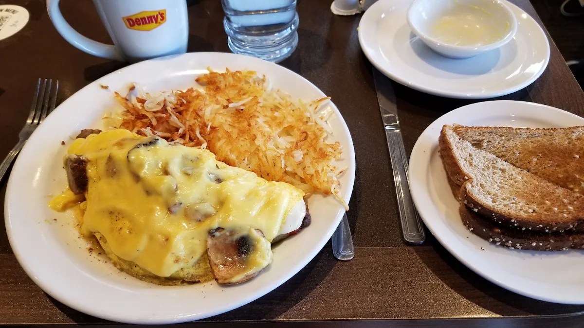 Philly Cheese Steak Omelette with Hollandaise Sauce