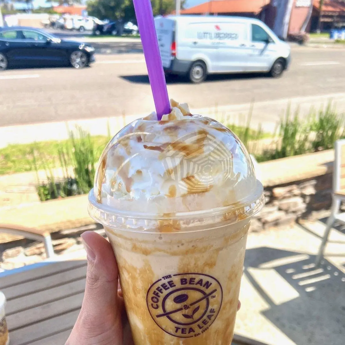 Salted Toffee Iced Blended Drink