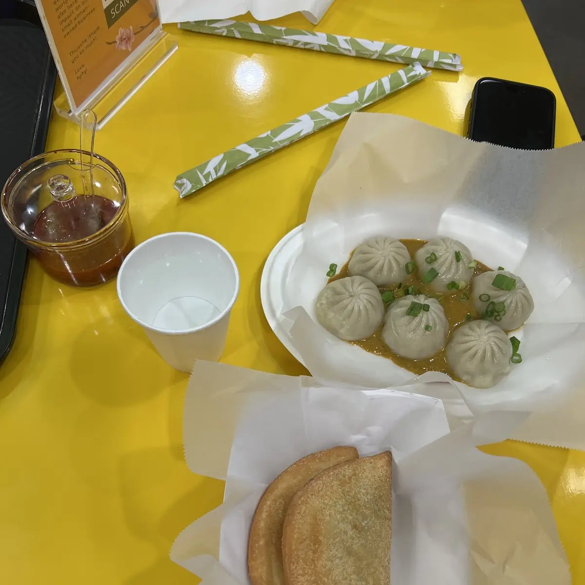 Cilantro Chicken Momo
