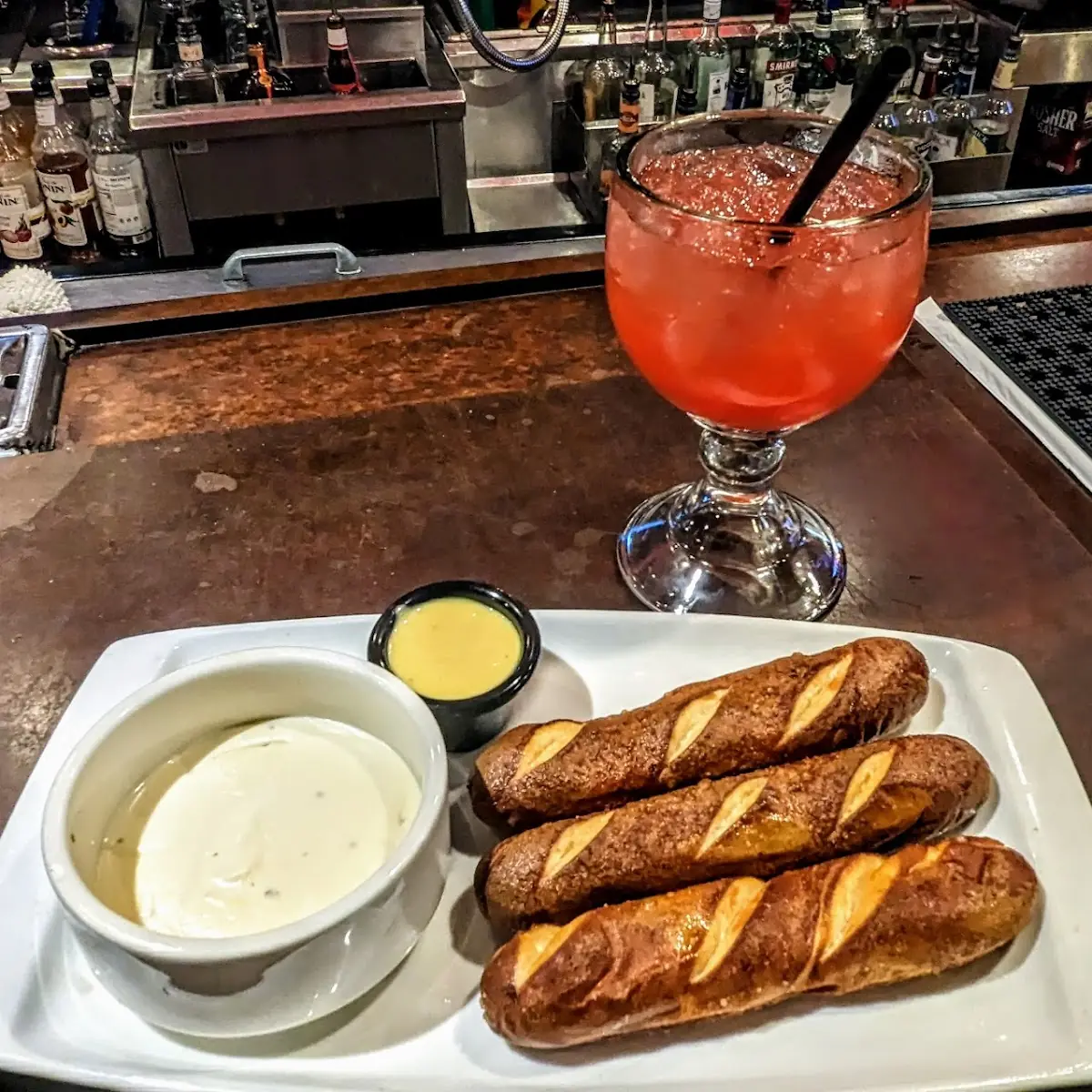 Warm Pretzels with Beer Cheese