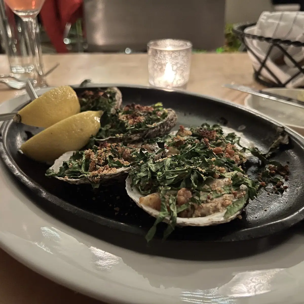 Oysters Rockefeller