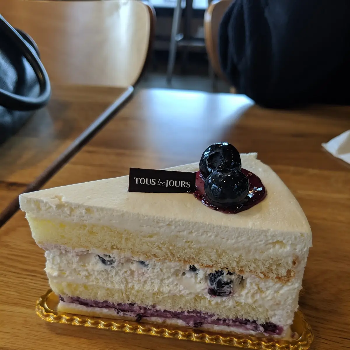 Blueberry Yogurt Cake - Slice