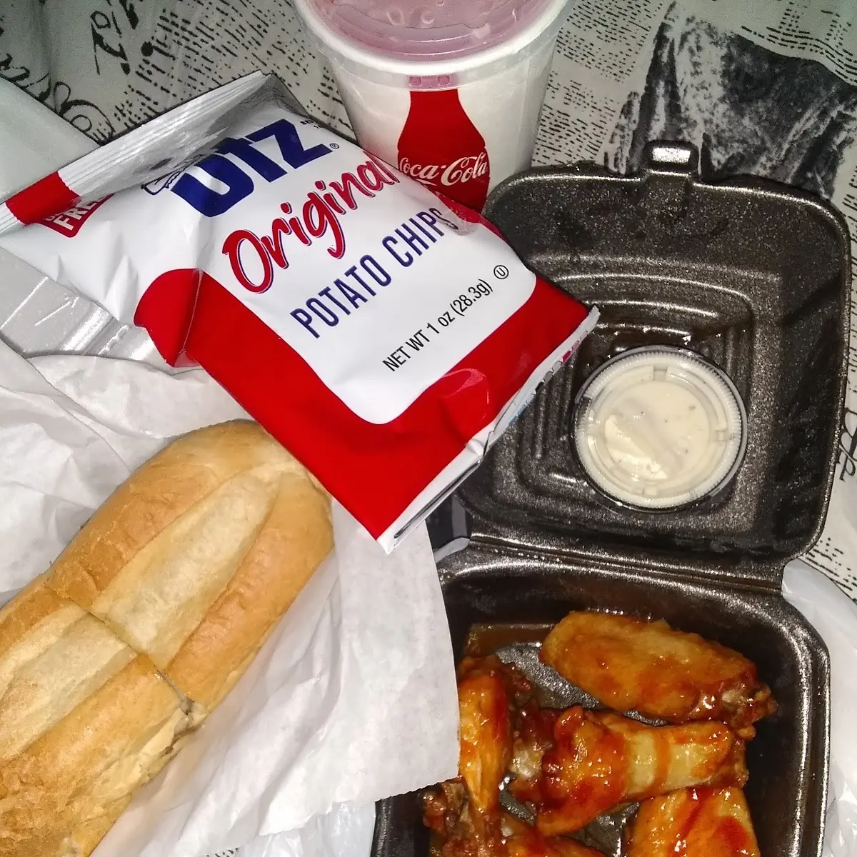 All Day Special Philly Cheese Steak Hot Honey Wings