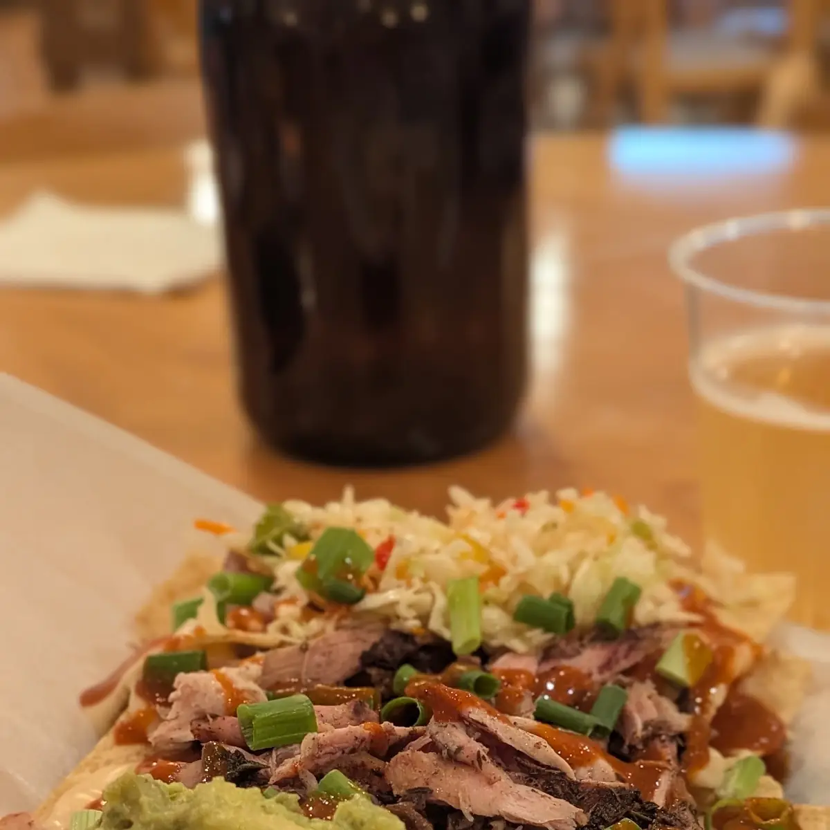 BBQ Nachos Jerk Chicken Heaven