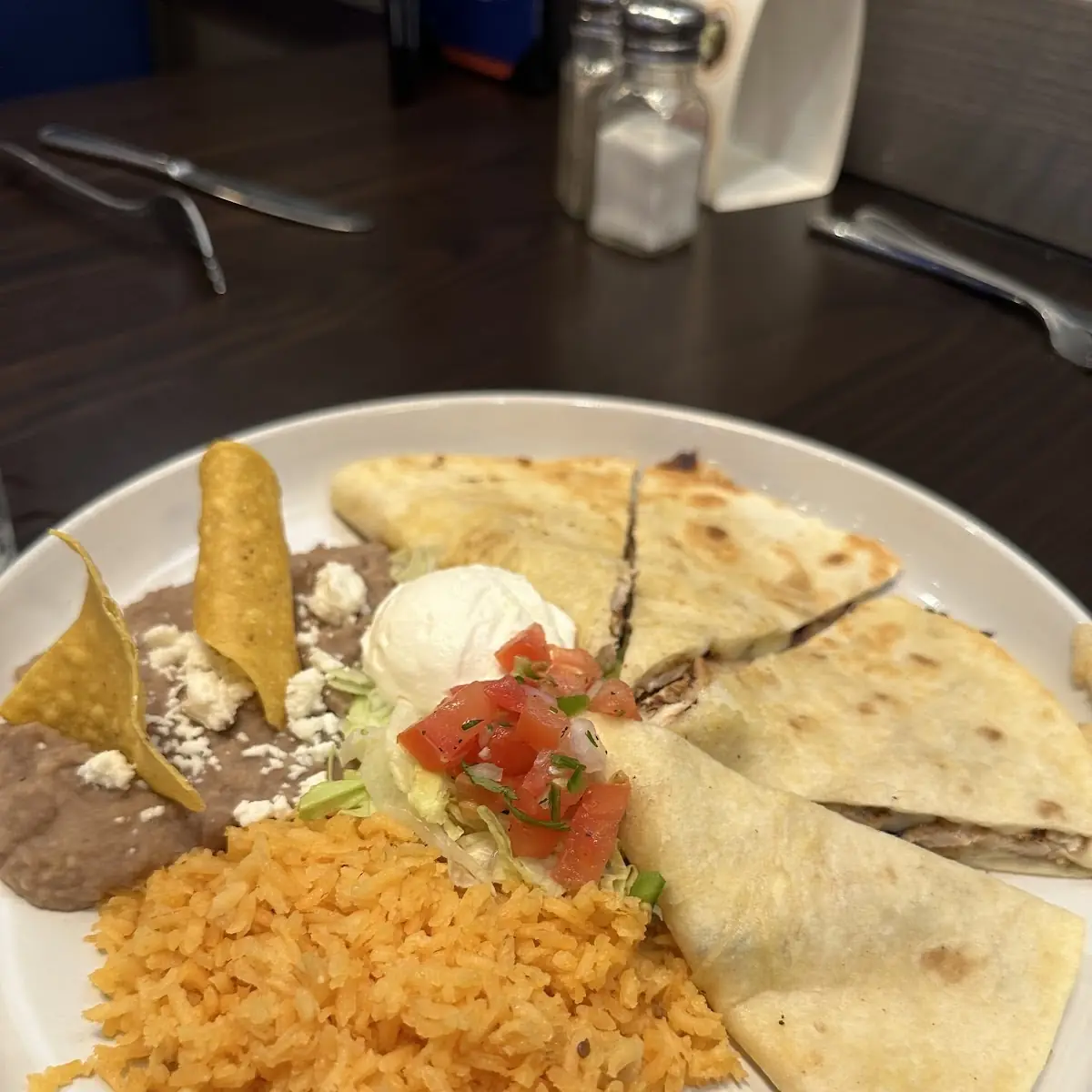 Lunch Chicken Quesadilla