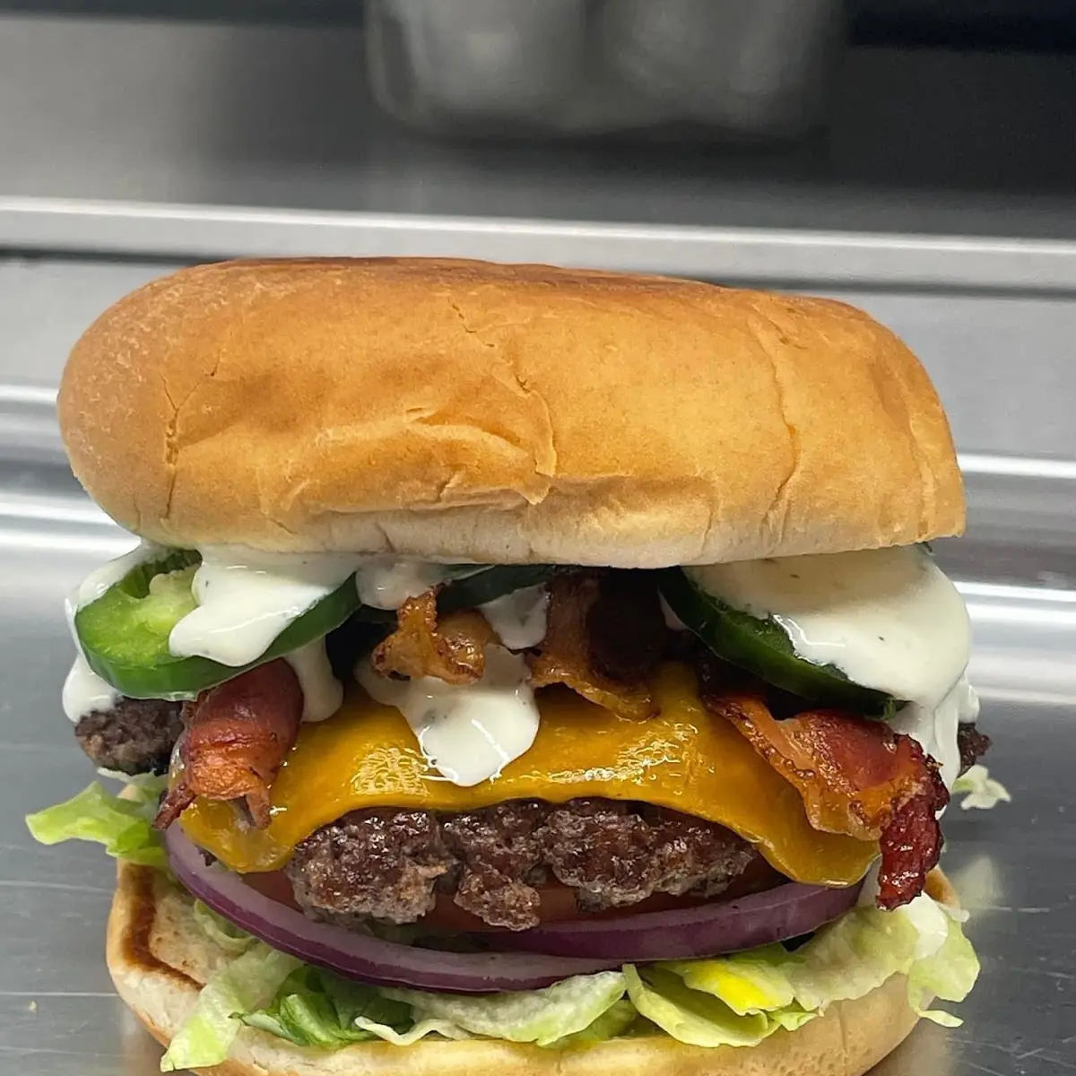 Hearty Shroom & Cheese Burger