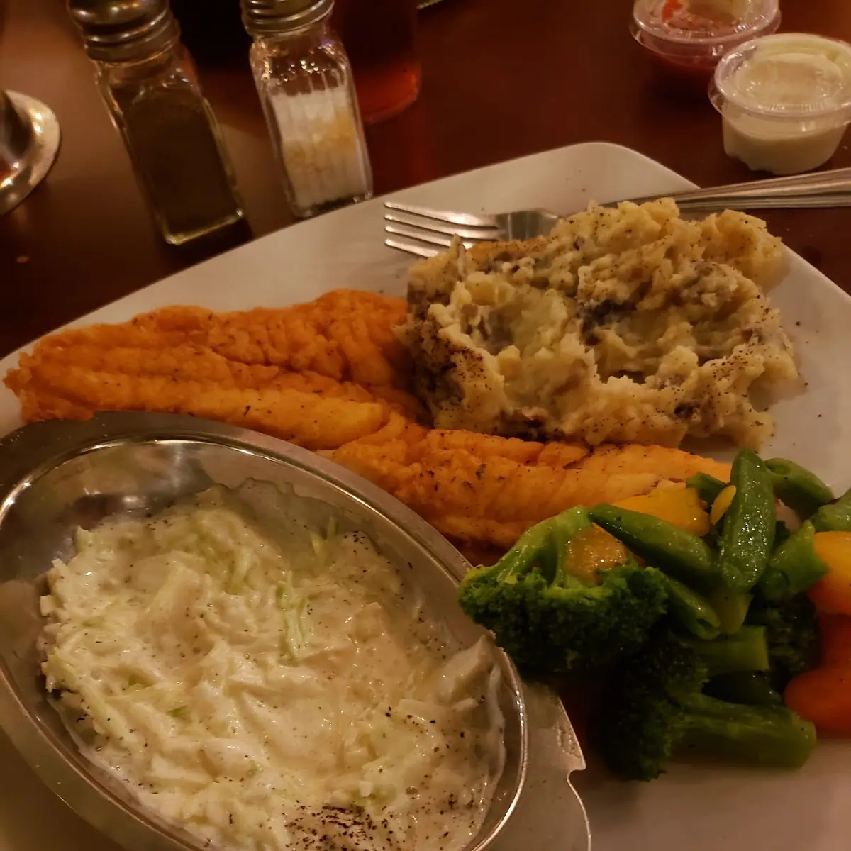 Fish Fry with Coleslaw