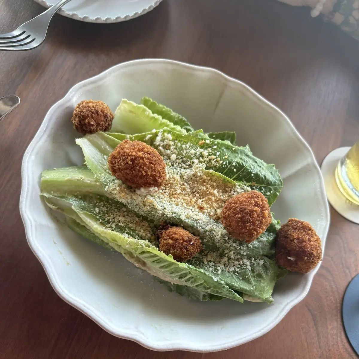 Caesar Salad- Gem Lettuces & Garlic Croutons