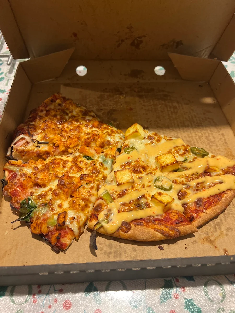 Tandoori Chicken on the Left, Amalfi Pizza & Pasta Keperra