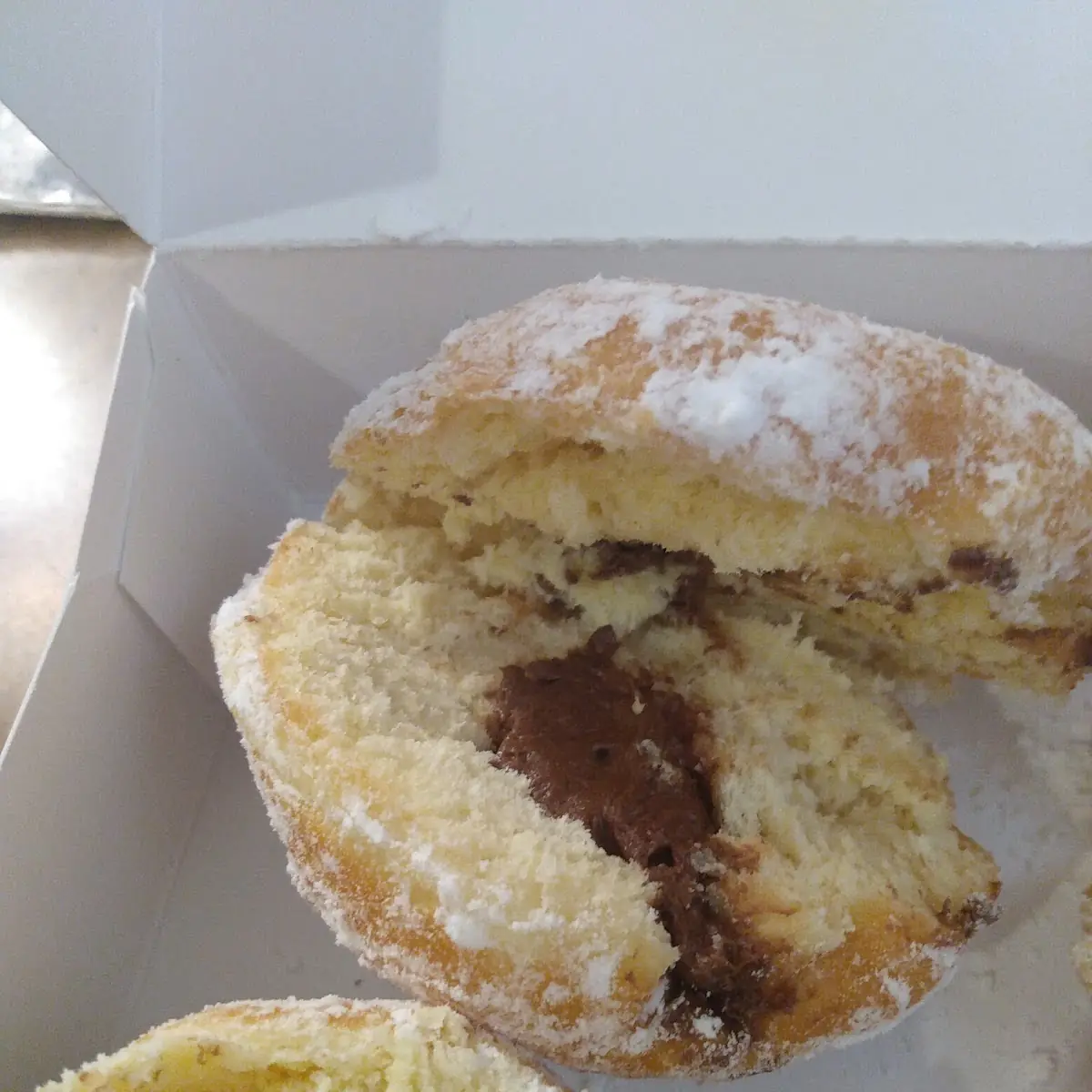 Chocolate Cream Filled Donuts