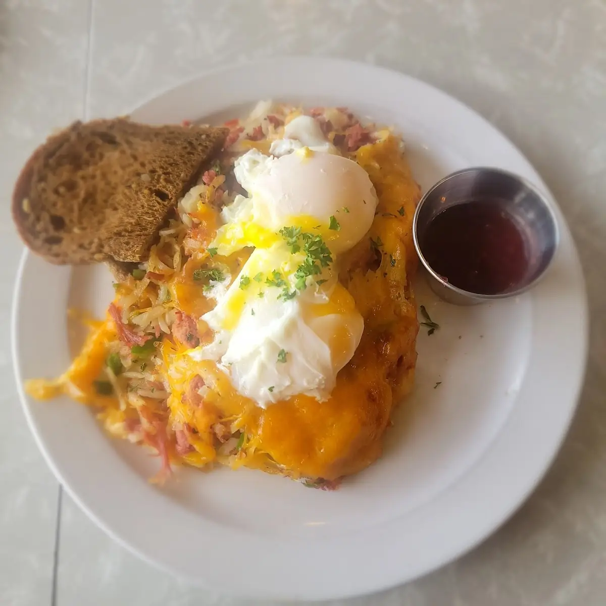Toast Corned Beef Hash