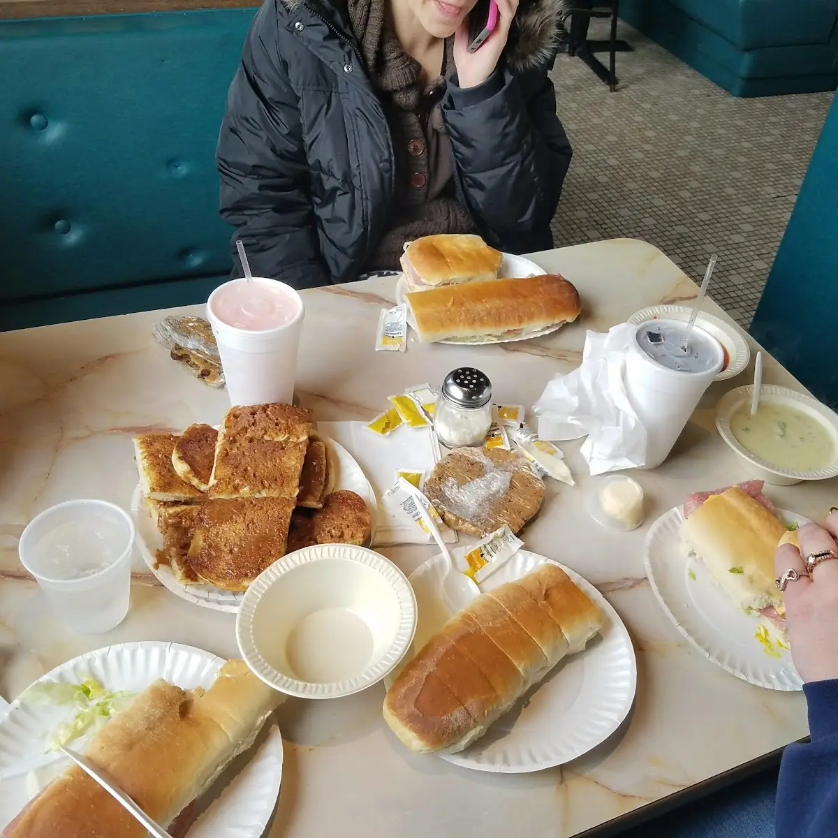 Torpedo Sandwich and Soup