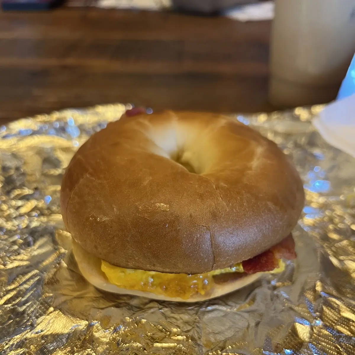 Bacon Egg Cheese Bagel
