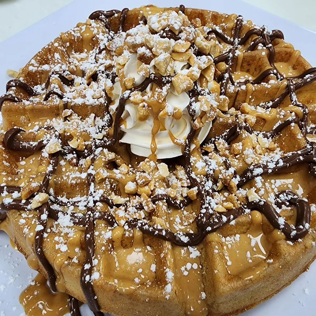 Belgian Waffle Breakfast