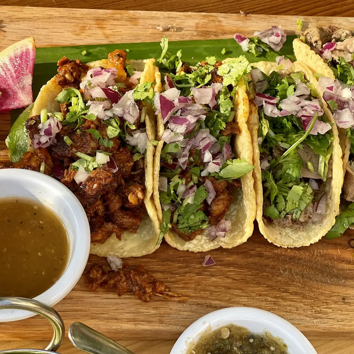 Beef and Chicken Tacos