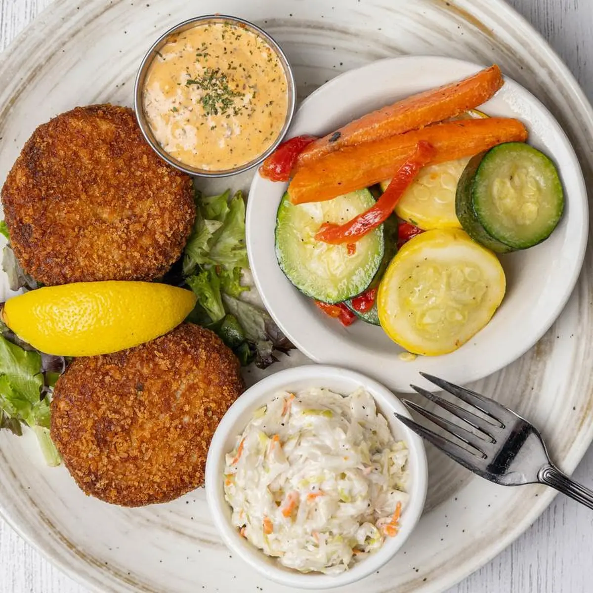 Housemade Crab Cake Platter