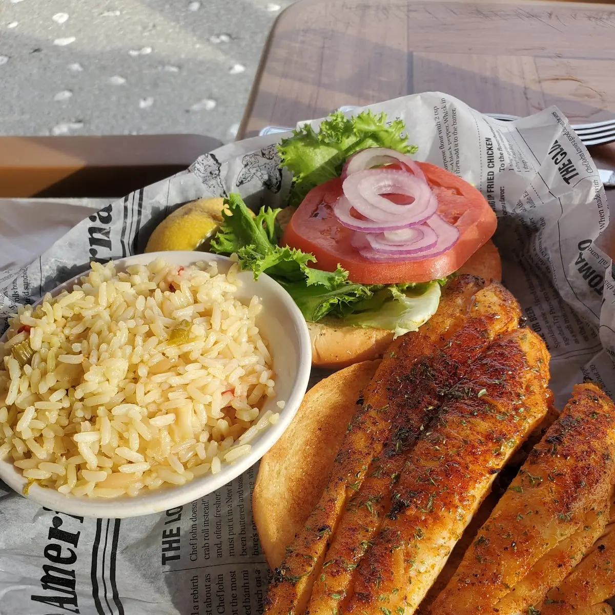 Triggerfish Sandwich