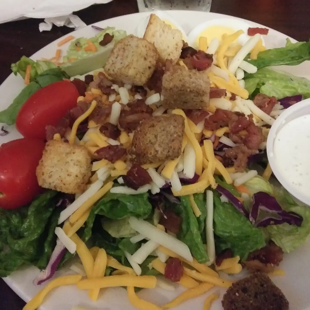 House Salad with Ranch Dressing