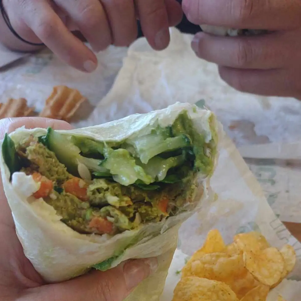 Veggie Patty Wrap