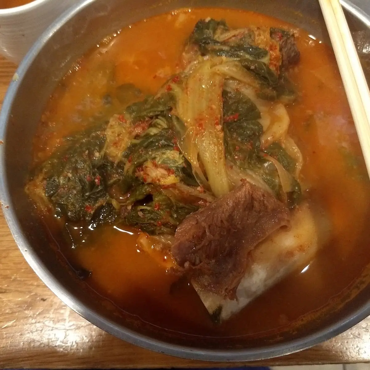 Short Ribs and Kimchi Jjigae