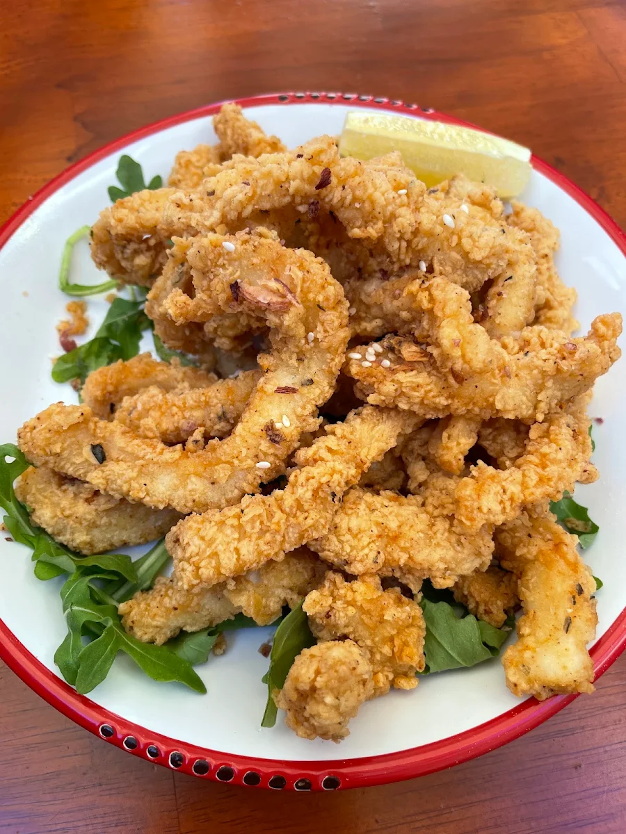 Cajun Calamari Strips, Street Eats Eatery