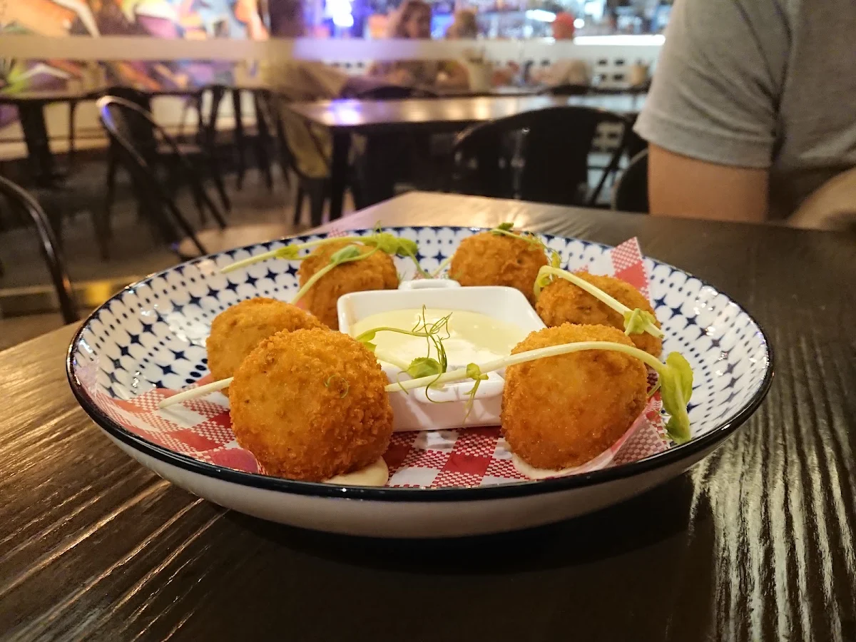 Truffle Mushroom Arancini, Street Eats Eatery