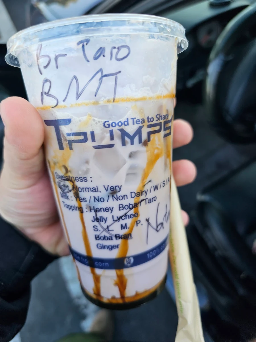 Brown Sugar Taro Black Milk Tea